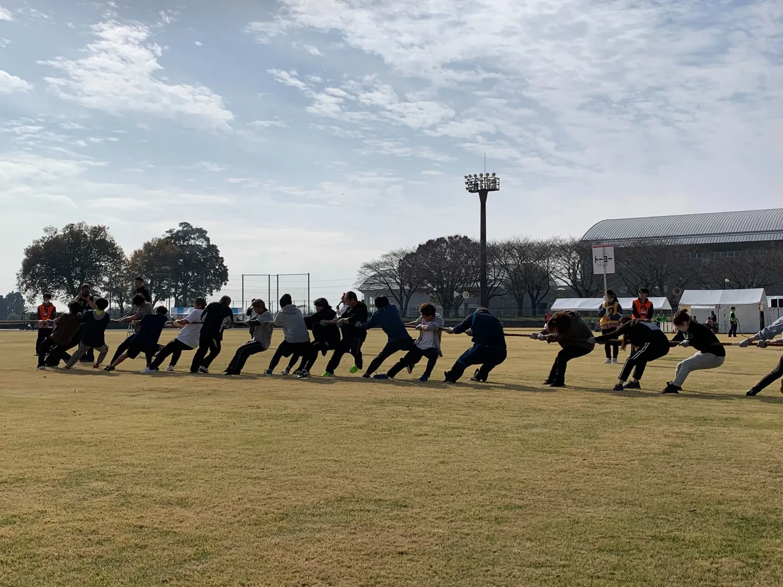 スポーツフェスティバルの綱引き